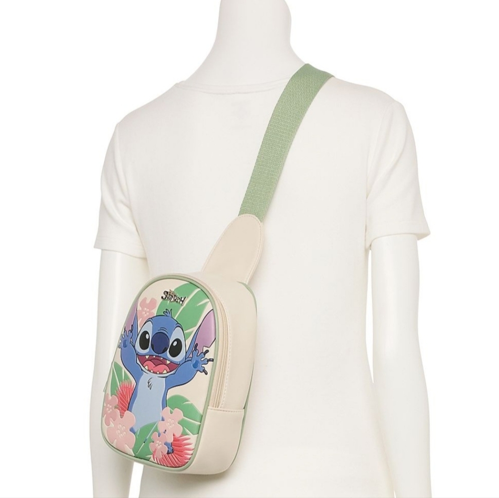 NWT! Disney Stitch Crossbody Sling Bag!  Lilo and Stitch - Picture 4 of 6